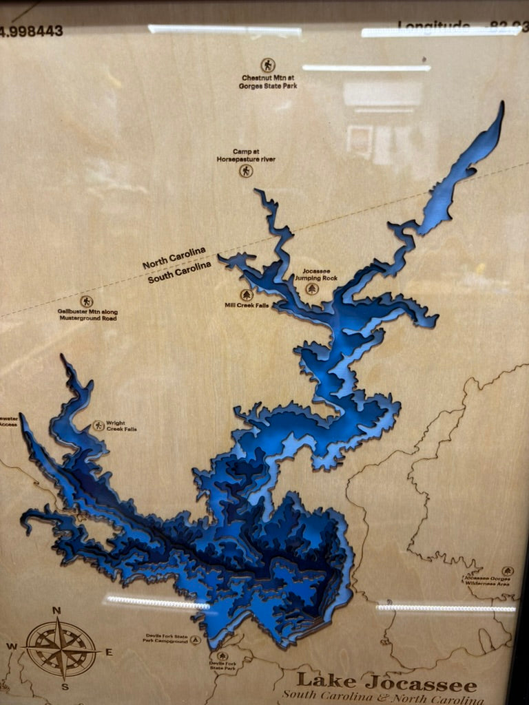 16 x 20 multi layered Lake Jocasse Design