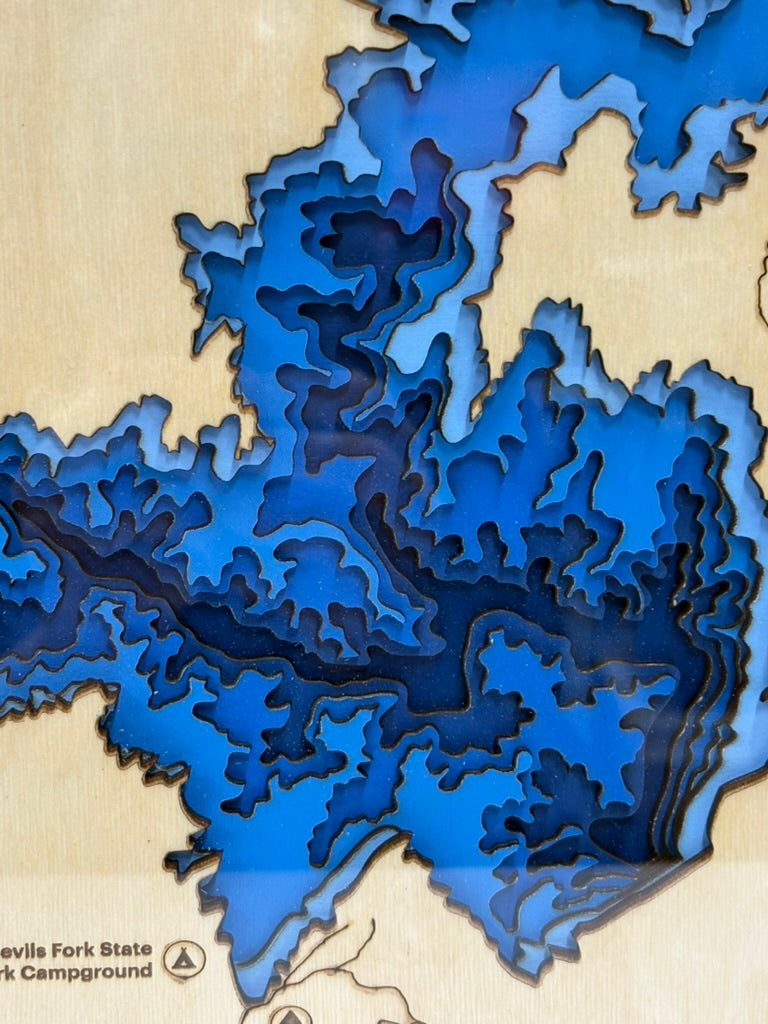16 x 20 multi layered Lake Jocasse Design