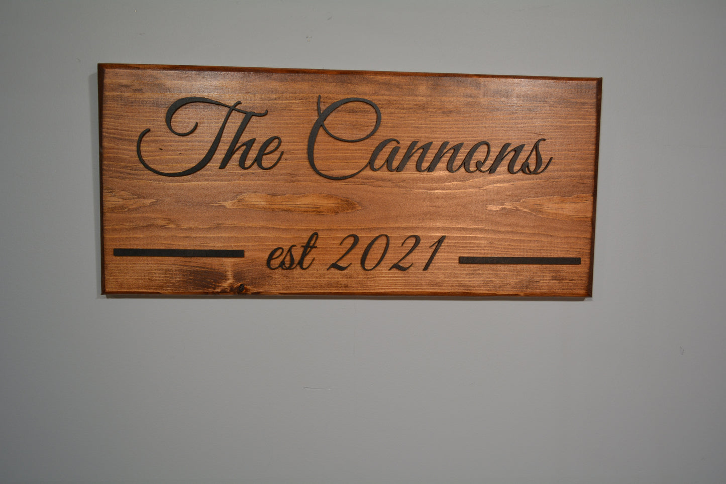 Rustic Name Sign