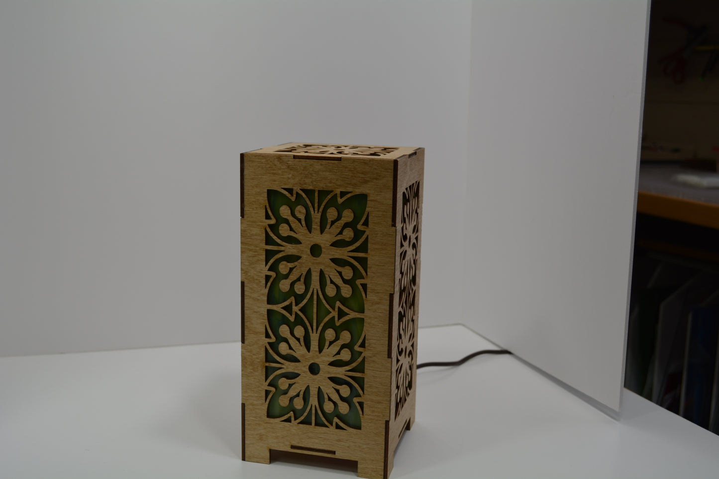 Flower Stained Glass table Lamps