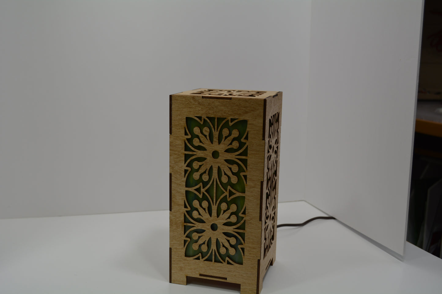 Flower Stained Glass table Lamps