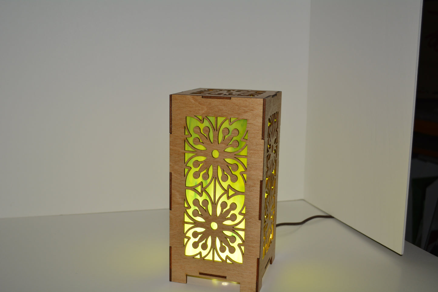 Flower Stained Glass table Lamps