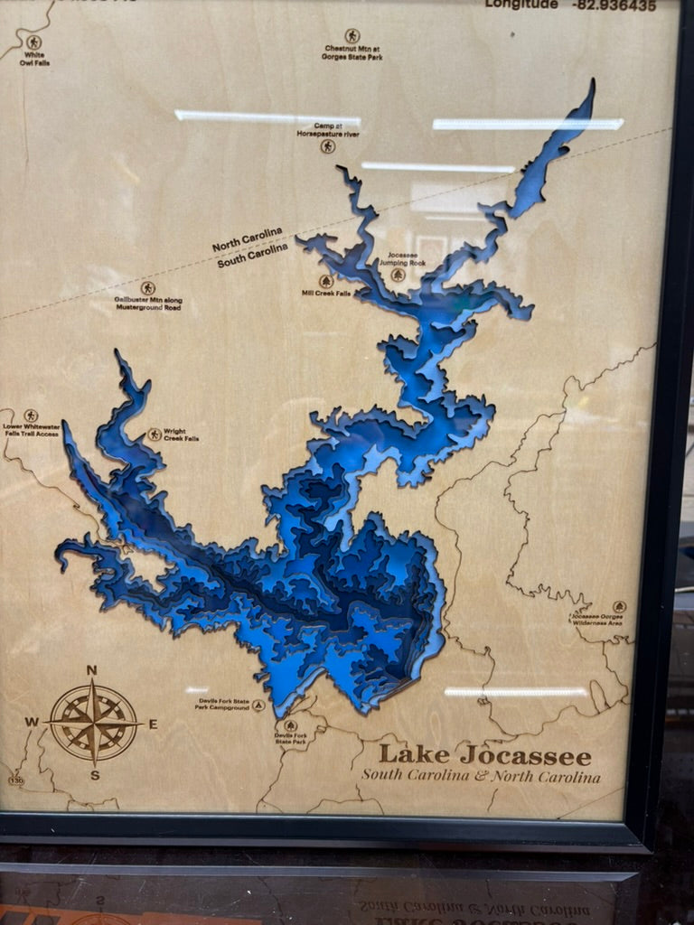 16 x 20 multi layered Lake Jocasse Design