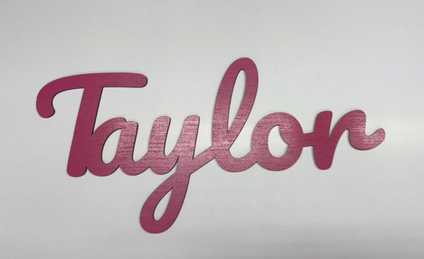 Wall Hanging Name Signs 24" x 12"x 1/4" approx. size