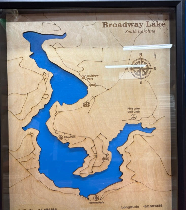 16 x 20 2 Layered Broadway Lake  Design