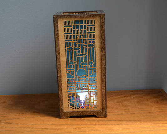 Frank Llyod Wright Inspired Table Accent Lamp Design 2