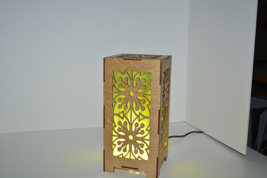 Flower Stained Glass table Lamps